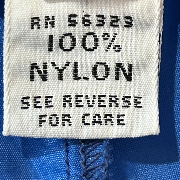 VTG 80s Nike Sportswear Nylon Track Pants Orange Swoosh Streetwear Medium Active - Picture 10 of 11